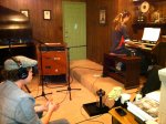 Jeremy Borum recording organ at my studio
